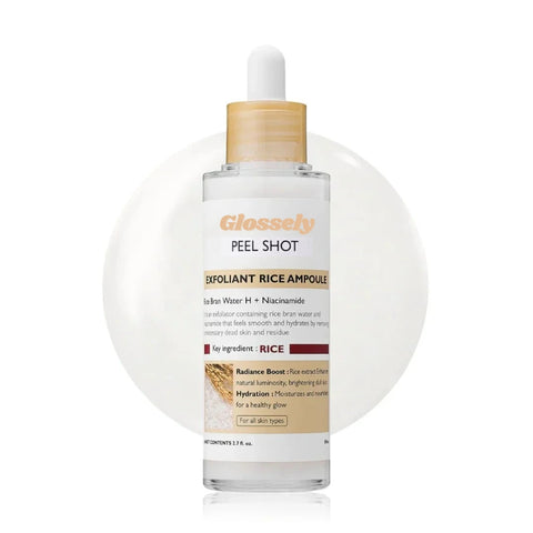 Glossely Peel Shot Glow Rice Ampoule Duo
