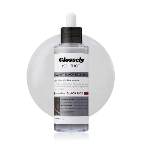 Glossely Peel Shot Glow Rice Ampoule Duo
