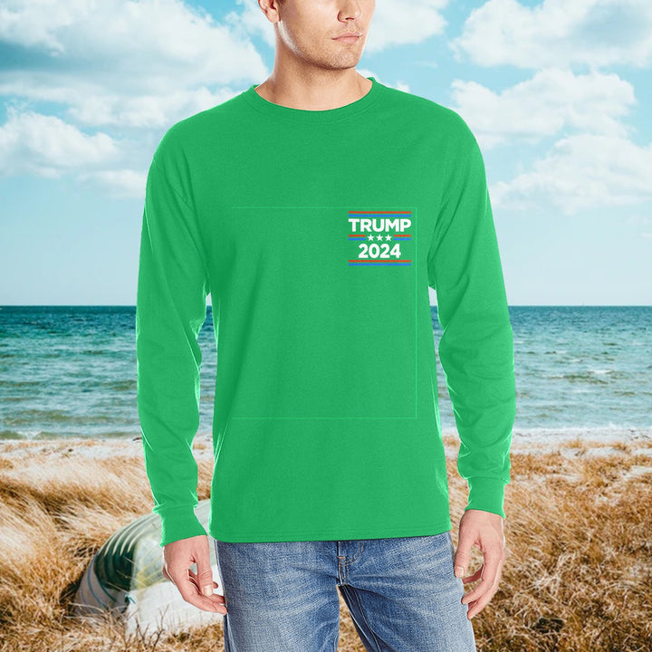 Trump 2024 Long Sleeve Tee – Make a statement!