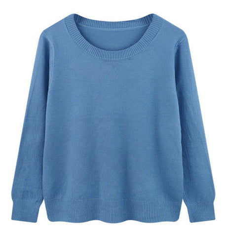 Vera Oversized Scoop Neck Knitted Sweater