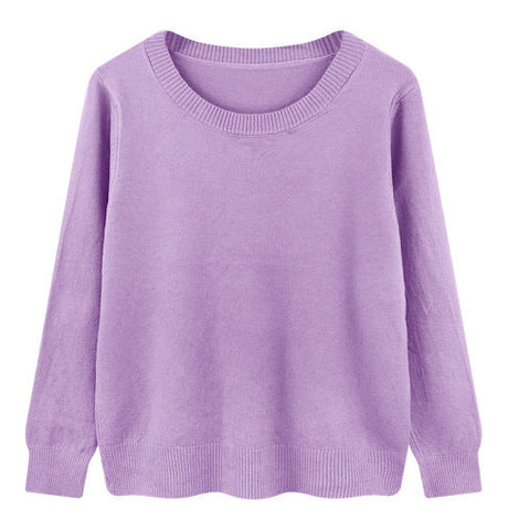 Vera Oversized Scoop Neck Knitted Sweater