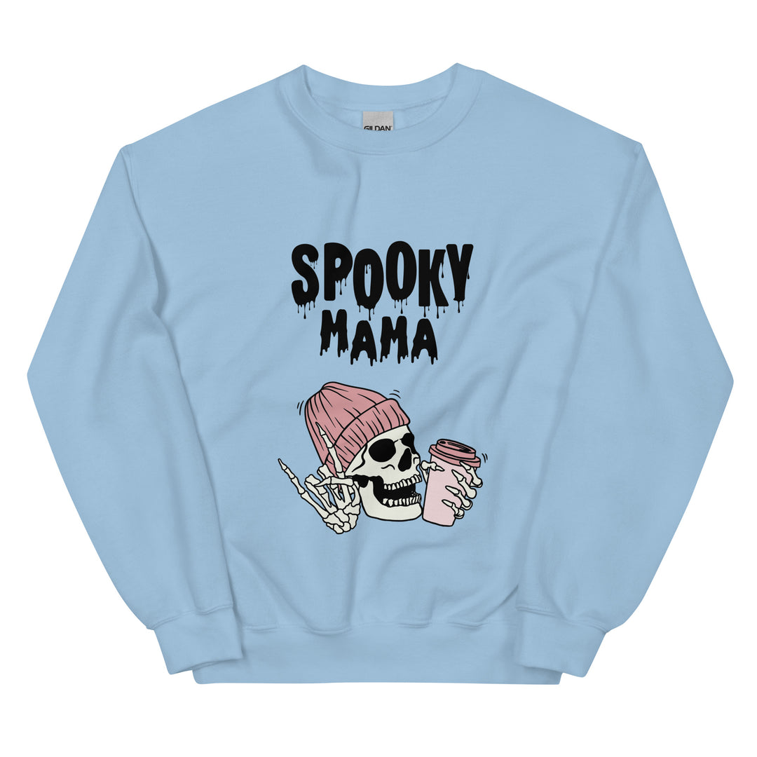 Spooky Pink Skeleton Mama Sweatshirt